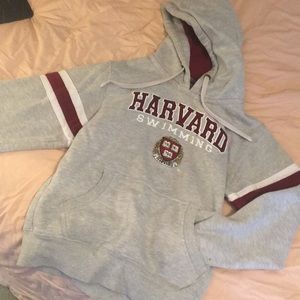 Harvard university swimming hoodie